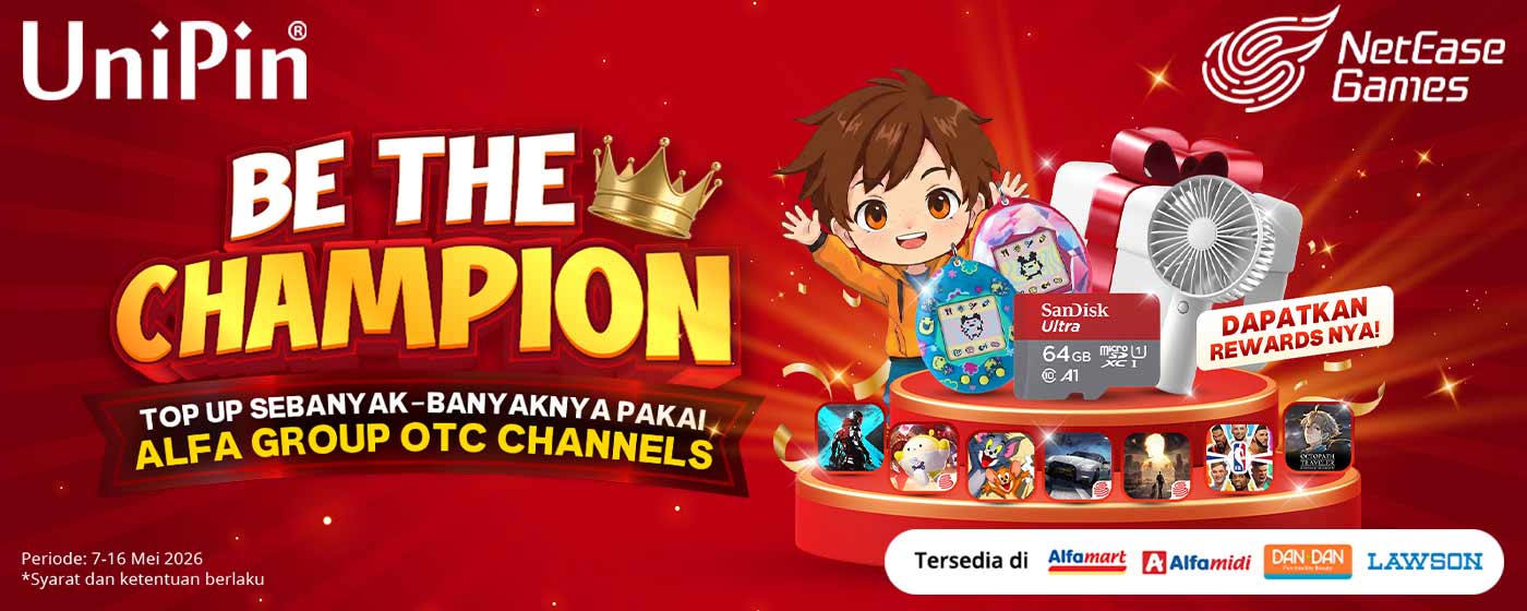 Be The Champion bareng UniPin x Netease Games!